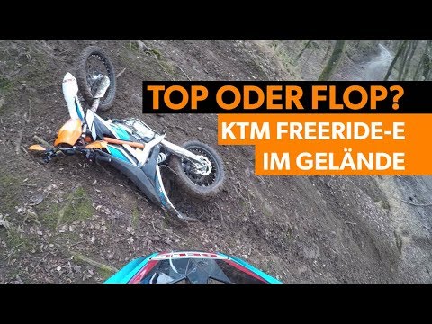 Wie gut fährt sich die KTM FreerideE-XC im harten Gelände?