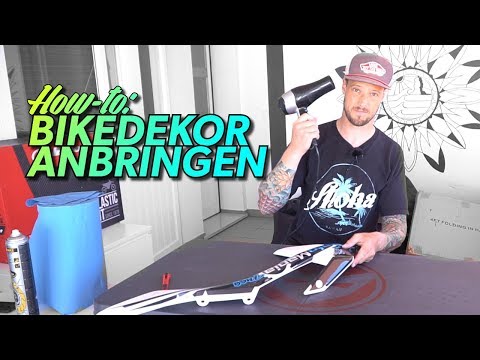 BIKEDEKOR AUFKLEBEN, so bekommt deine Maschine einen individuellen Look