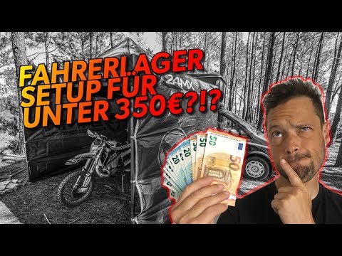 Das perfekte FAHRERLAGER SETUP für unter 350 Euro, geht das?!?